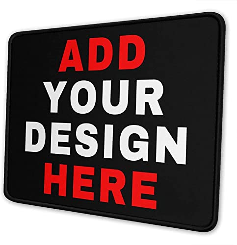 Custom Gaming Mouse Pad,Personalized Non-Slip Rubber Base Mat,Add Your Image Mousepad for Laptop Computer 25cm x 30cm