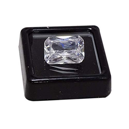 Zircon cubique taille émeraude R.K 10,25 Ratti pur brillant blanc