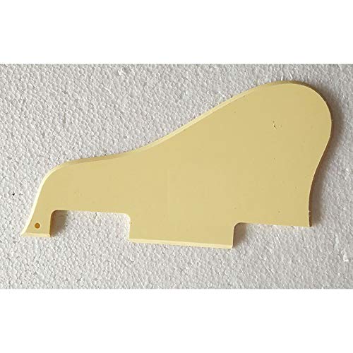 Guitar Parts Custom Guitar Parts - Pick Guard for ES 335 Jazz Archtop Guitar Pickguard Scratch Plate, 1 Ply Cream Yellow - (Color: Cream Yellow)
