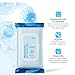 Radiant Aura Hyaluronic Acid & Ceramide Face Wipes – Dermatologist Tested, Anti-Aging, Korean Skin Care – Removes Makeup, Deep Hydration, Strengthens Skin Barrier – Vegan, Clean Beauty – 60 Count
