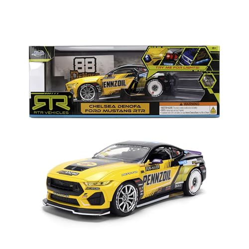 Jada Toys Pennzoil 2023 Ford Mustang RTR Chelsea Denofa 1:24 miniatura 1