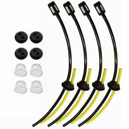 Filtro de Gasolina Kit Tubo Sello,con Manguito y Junta,Universal Kit de Filtros de Gasolina,Manguera Gasolinas,Filtro de Combustible Universales,Tubo de Combustible,Carburador Desbrozadora (12 Piezas)