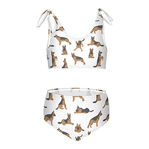 Image of Cute Pugs Flowers Butterflies Girls Bikini Sets 2 Piece Swimsuits Bathing Suit Swimwear