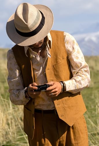 Vintage Men's Linen Lightweight Vest Casual Cotton Linen Blend Classic Design Groomsmen Waistcoat Summer3