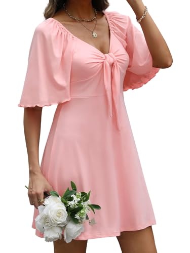Image of MixShe Summer Dresses for Women 2026 Elegant Classy V-Neck Dress S-XXL