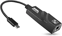 Adaptador de Rede USB 3.0 Gigabit Lan Ethernet RJ45 Placa de Rede Externa 10/100/1000mbps Desktop, Notebook, Macbook (USB Tipo C)
