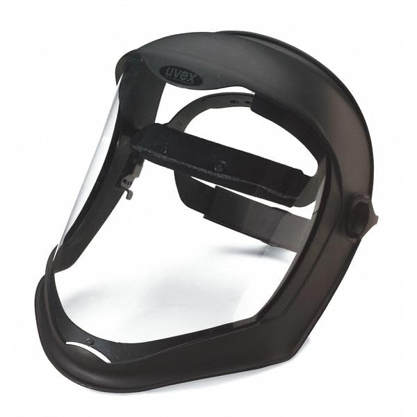 Amazon | Uvex S8510 Bionic Shield ブラック Matte Face Shield