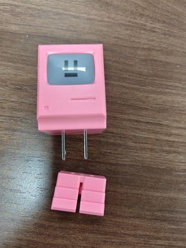 Aolcev for iPhone Charger Fast Charging 2 in 1 USB A USB C Charger Block 30W Fast Charging Blocks for iPhone 17 16 15 14 Robot Pink4