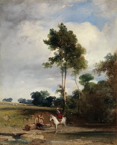 Tableau d'art Bonington 60x90cm pour habiller un mur vide et illuminer une chambre sombre