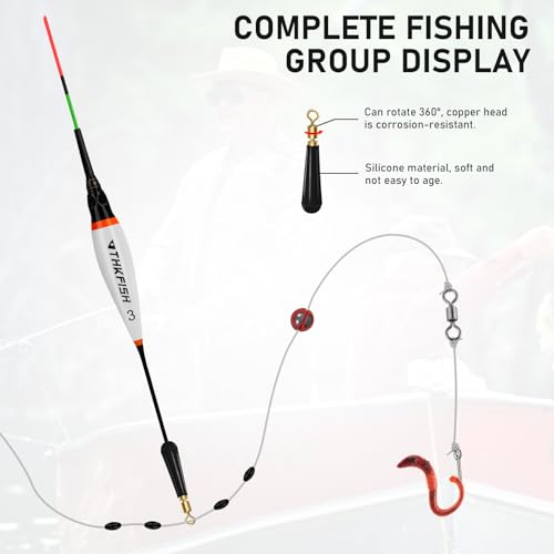 LED Angelposen Thkfish 3 Stück für Nachtangeln und Zubehör