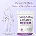 xsaucy 6-in-1 Lymphatic Complex,Lymphatic Drainage Supplements|Herbal Blend with Dandelion, Burdock, Bromelain, Cleavers Extract & More | Vegan，Non-GMO (1)