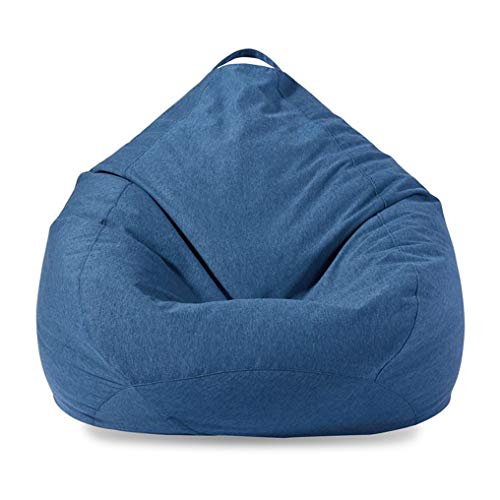 ZHJIUXINGBT Portable Classic Style Adult Highback Beanbag Beautiful Beanbags For Indoor And Outdoor Use, Great For Gaming Chair Detachable, Blue