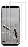 LUJI [2PACK]Samsung Galaxy S8 Clear Screen Protector,[Case Friendly][Anti-Fingerprint] Tempered Glass Screen Protector for Samsung S8