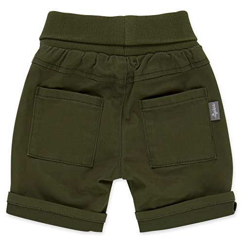 Bermudas de bebé niño de algodón orgánico suave y resistente tipo gabardina 3