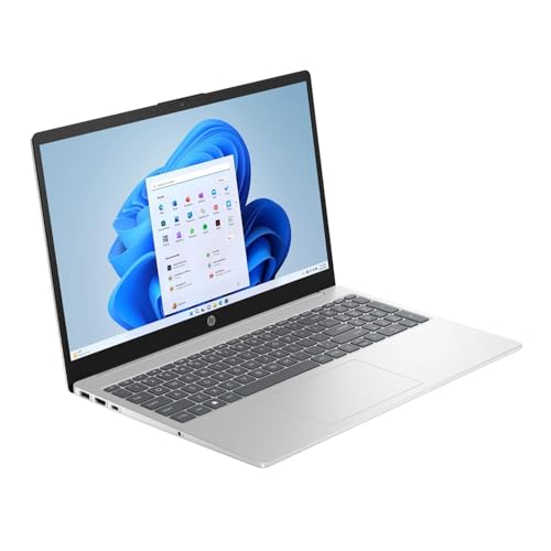 Image of HP Laptop, 15.6-inch Full HD, AMD Ryzen 5-7520u, 8GB RAM, 512GB SSD, Windows 11, Natural Silver
