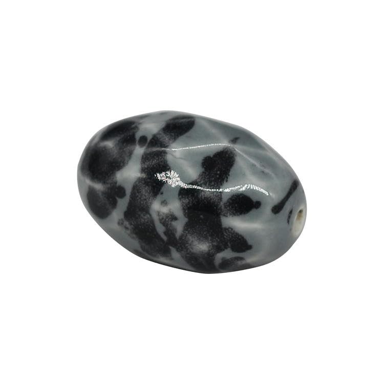 200 Uds. Cuentas de cerámica de colores mezclados de 28x18MM para hacer joyería, cuentas sueltas de cerámica para pulseras, colgante de cerámica artesanal