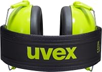 Uvex K junior - gepolsteter Kapselgehörschutz für Kinder - SNR 29 dB & längenverstellbar - lime, schwarz – Ansicht 3