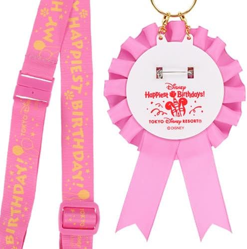 Amazon ミニーマウス バースデーロゼット ピンク 東京ディズニーリゾート限定 22 誕生日 記念 ディズニー グッズ お土産 Gaia80 食品 飲料 お酒 通販