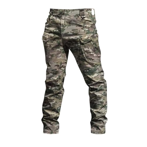 Men's Cargo Pants,Casual Outdoor Camo Pants,Zip 3D Straight Tapered Fit Cargo Pants with Multi Pockets3