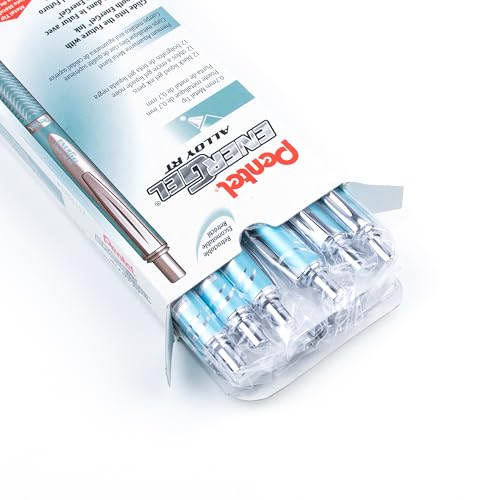 Bolígrafos Pentel Energel Sterling 0.7 mm Negro Pack 12 miniatura 4