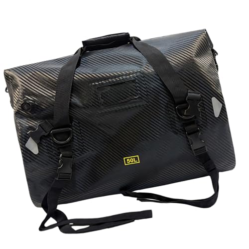 Mochila de Equipaje para Motocicleta Impermeable con Detalles Reflectantes
