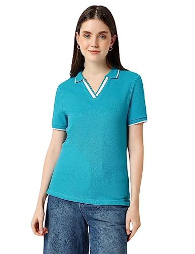 Image of Marks & Spencer Women's Cotton Striped Regular Fit T-Shirt