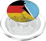 bandiere germania e santa lucia - san luciano tedesco popsockets popgrip per magsafe