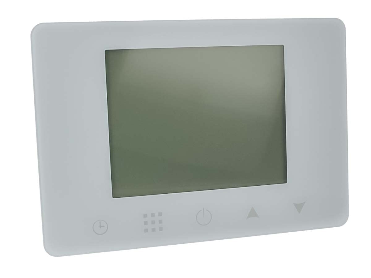 LEDLUX LL0253, Cronotermostato Intelligente Digitale Programmabile Wi-Fi Per Caldaia a Gas/Acqua, Funziona Con Alexa e Google