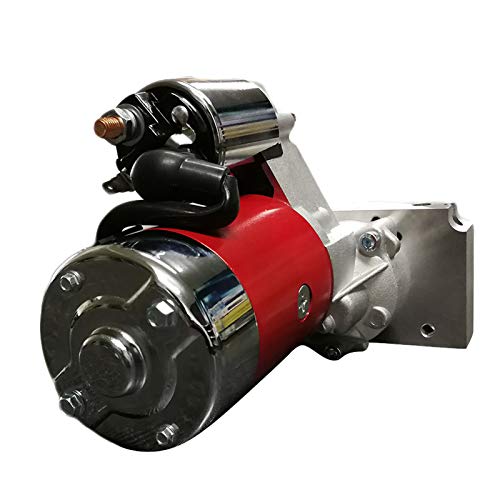 Heavy-Duty High Torque Mini Racing Starter For Chevy Sbc Bbc 153/168 Tooth 18493 (Red) #TOP2