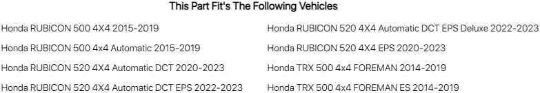 Tusk Drivetrain Oil Change Kit with Pro Honda Oil For HONDA TRX 500 4x4 FOREMAN 2014-2019