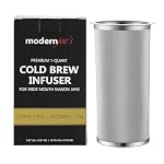MODERNJOE'S Cold Brew Coffee Maker for 1 Quart Mason Jars, 100 Micron Mesh