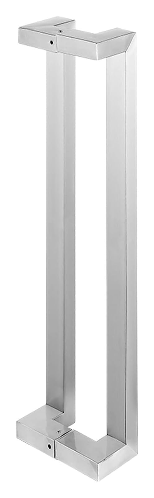 Niusabou Sier Door Handle Barn, Sliding Barn Door Handle 2-Sided Push Pull Bathroom Stainless Steel Multicolor 60-150 Cm(,80Cm(31.5In))