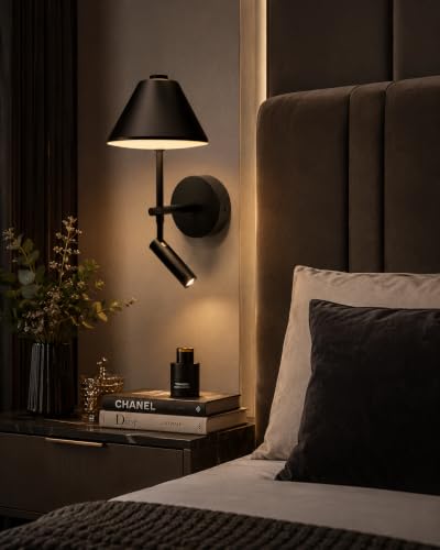 Image of FILLISKA LED Surface /Spot Light, Shockproof Alluminium Body & Antiglare Diffuser,Warmwhite Light (9 Watt Matt Black-456)