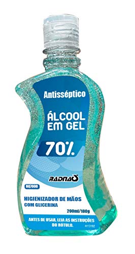 Alcool Em Gel 70% - 180G/200Ml, Radnaq