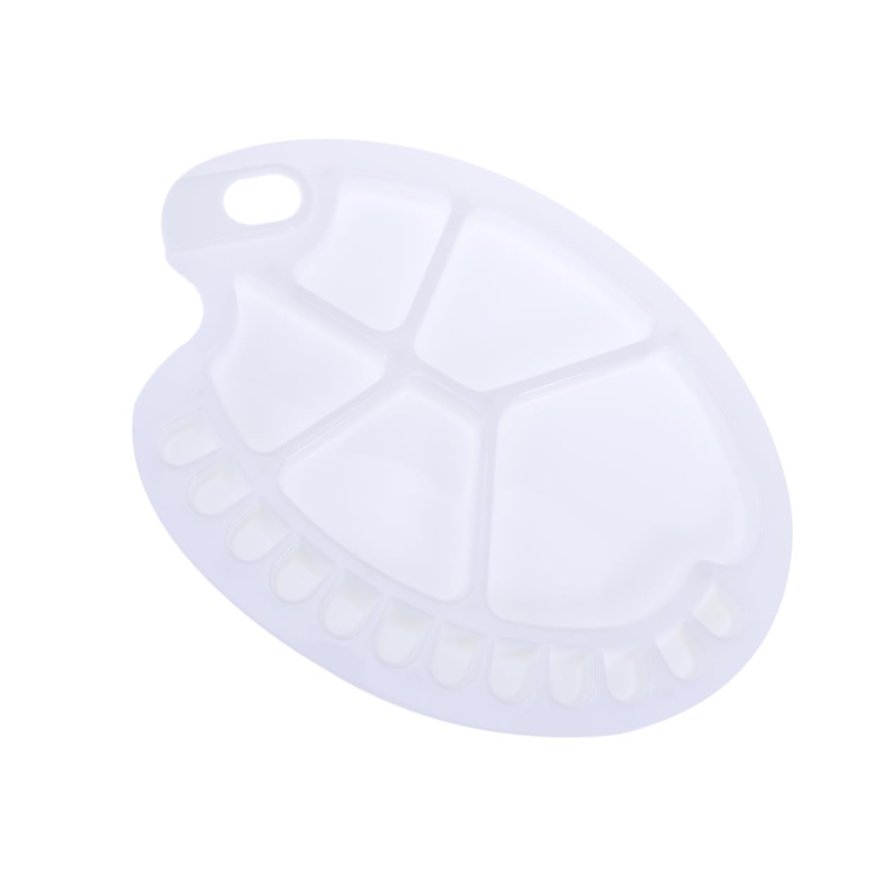 Uonlytech Paint Tray with Thumb Hole Watercolor Palette for Nail DIY Supplies for Artists for Craft Painting