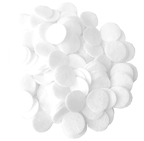 Image of Playfully Ever After White Craft Felt Circles (1 Inch - 100pc)