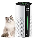 ECOSELF Air Purifiers for Home Large Room, Air Purifiers for Bedroom 360° Air Intake HEPA Air Purifier, Air Cleaner for Smoke PoIIen Pet