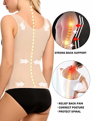 Ekouaer Mesh Waist Trainer Womens Waist Training Cincher, Nude, S Fit 29-31 Inch Waistline #TOP3