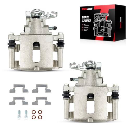 Image of Torchbeam Rear Brake Calipers Set for Ford 2005-2014 Mustang, Rear Left and Rear Right Calipers Replace # 18B4927+18B4926