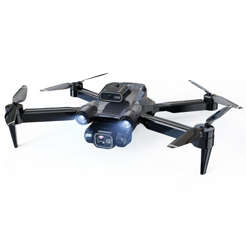 TDOOMini Drone with Camera for Adults Youth - 4k HD FPV Camera Drones with 90° Adjustable Lens, Gestures Selfie, One Key Start, 360° Flips, Toys Gifts RC Quadcopter for Boys Girls with 2 Batteries