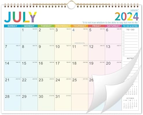 Amazon.com: 2024-2025 Calendar - 2024-2025 Wall Calendar from Jul. 2024
