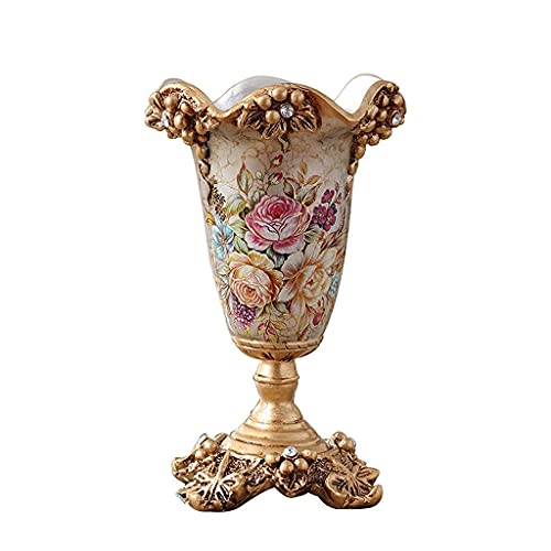 Set decorativo de 1 pieza en resina dorada champán 11.0 pulg. miniatura 1