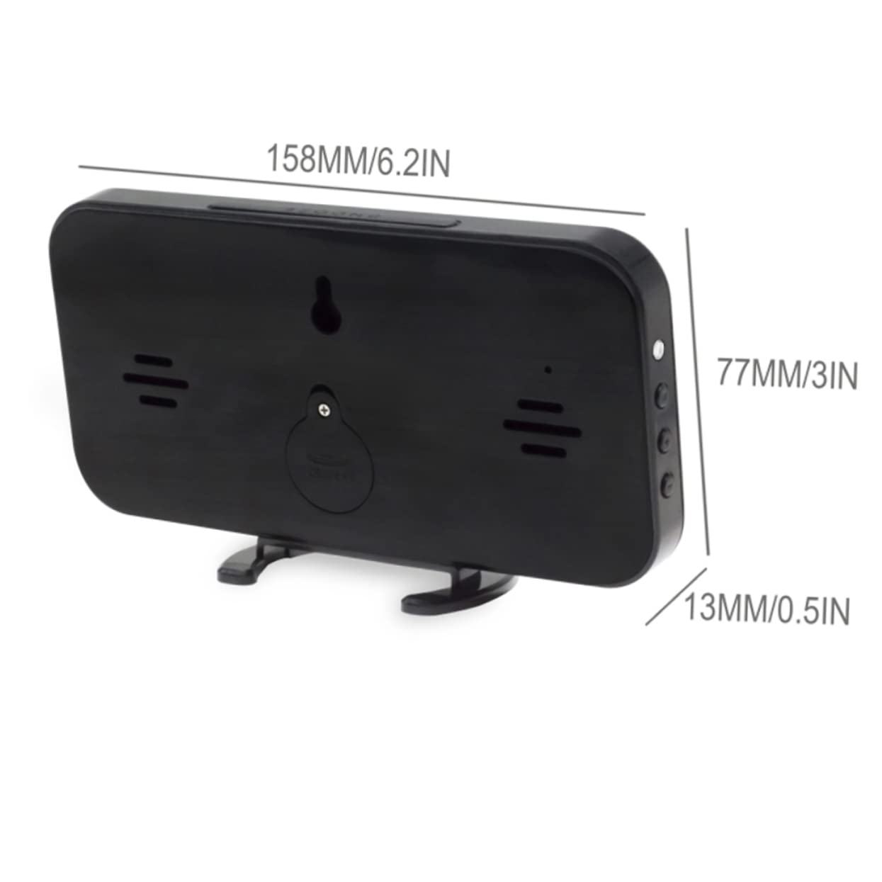 Ciieeo Sveglia Digitale Con Display Led Grande e Luminoso Controllo Della Luminosità Funzione Snooze Porte Usb Per Caricare Dispositivi Per Camera Da Letto e Scrivania