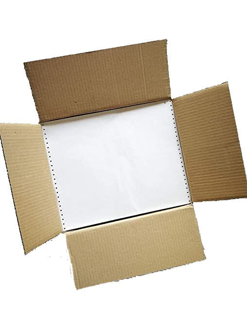 Carta Modulo Continuo Sabacart - 24x12, 60gr, Bianco, 2000 Fogli