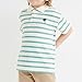 Kids Boys Short Sleeve Fashion Polo Toddler Stripe Cute Summer Tee Tops Baby Girls Collar (Mint Green, 3-4 Years)