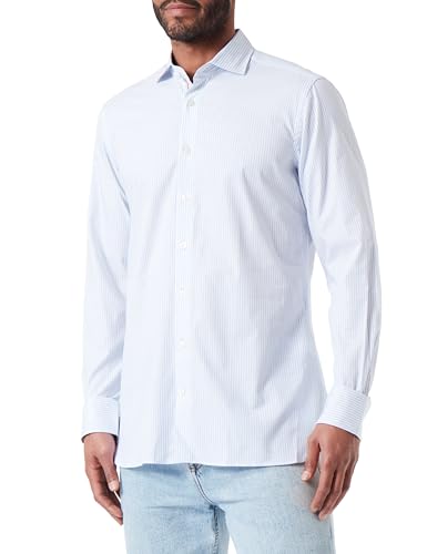Chemise Homme Hackett London Sky Eng Stripe idéale pour le bureau