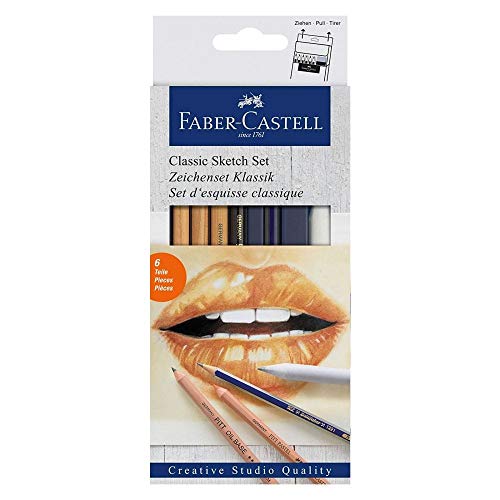 Kit de lápis artísticos para esboço
