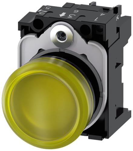 Lampe signalisation jaune Siemens Sirius évite erreurs de commande