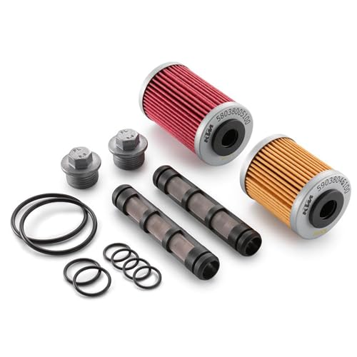 Il kit filtro dell'olio include tutti i filtri, setacci, O-ring e guarnizioni per il cambio dell'olio.