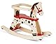 Janod - Caramel Wooden Rocking Horse - Toddler Toy - Learning Balance - For children from the Age of 1, J05984, Brown and Red